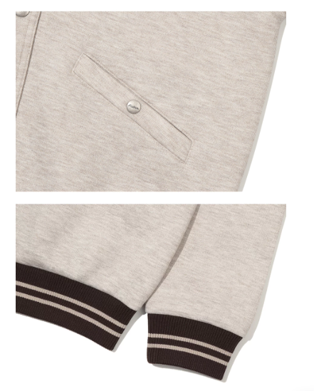 Malbon women stand collar jacket pocket and hem detail