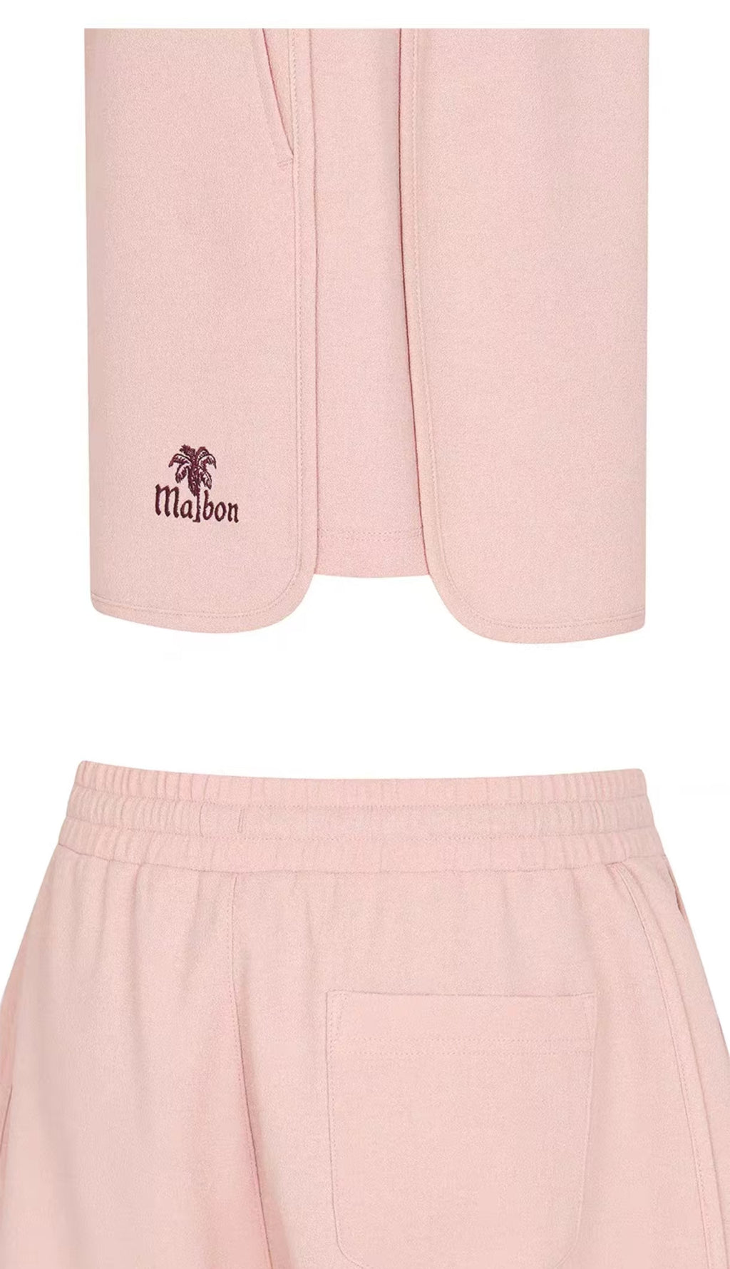 Malbon Golf Women’s Elastic Waist Straight-Leg Shorts