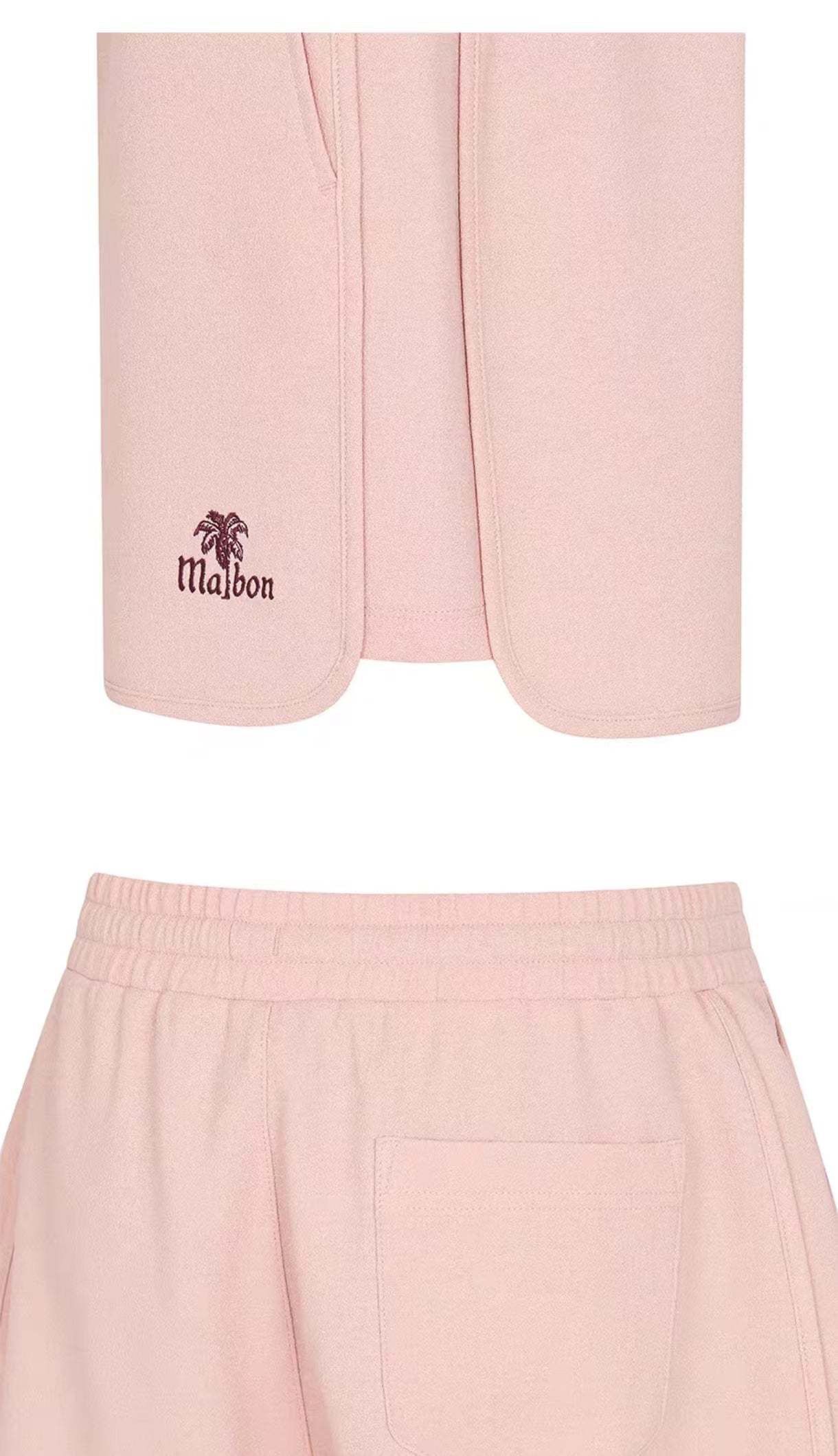 Malbon Golf Women’s Elastic Waist Straight-Leg Shorts