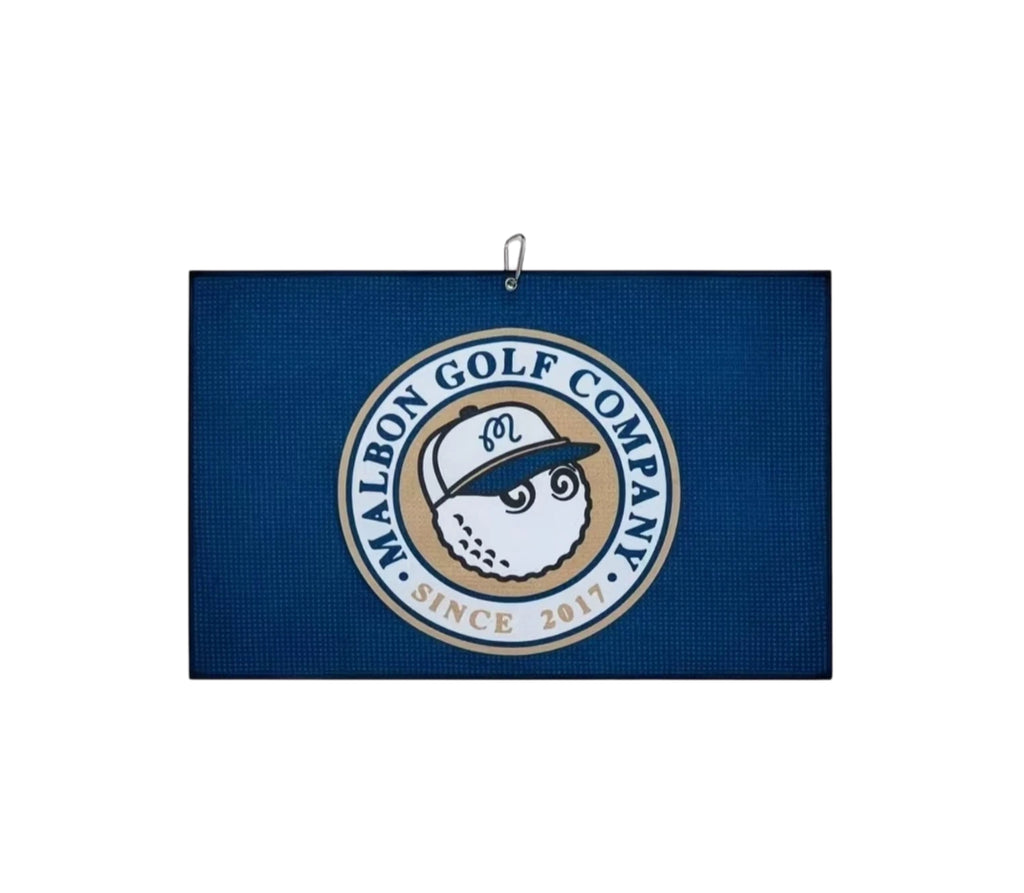 Malbon Blue Microfiber Golf Towel — main product photo