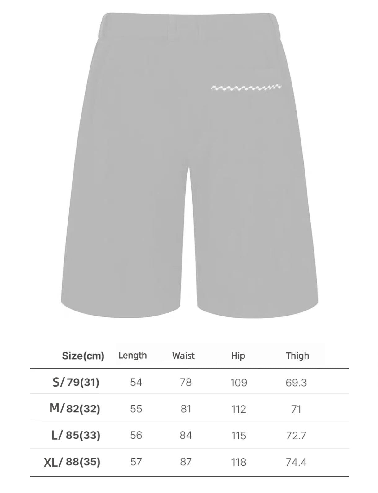 Malbon Golf Men’s Elastic Waist Athletic Shorts