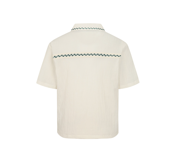 Malbon Golf Men’s Textured Quick-Dry Lightweight Polo Shirt