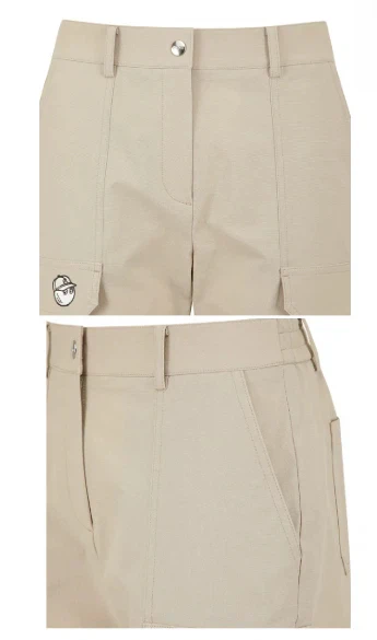 Malbon women's straight-leg cargo golf pants in Khaki - image 5