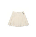 Malbon women golf skort beige colour styled view