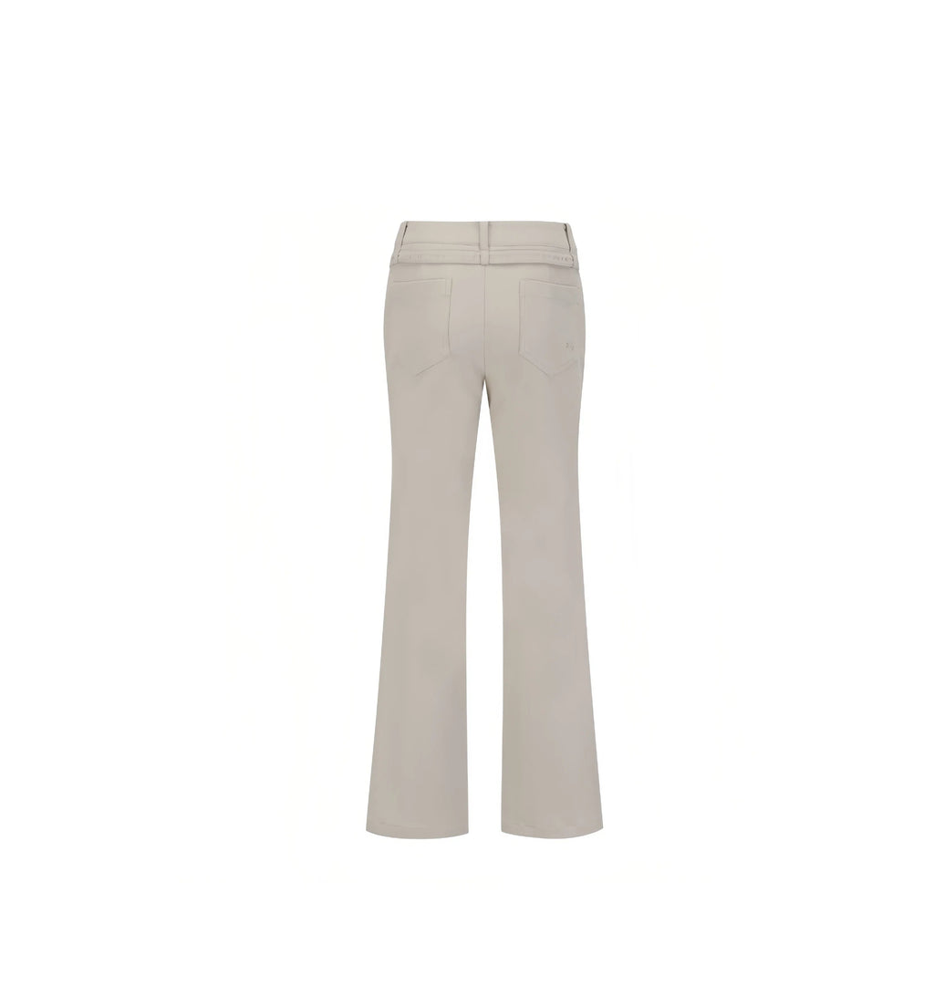 St Andrews Women's Slim-Fit Flare Golf Pants in black — alternate colourway