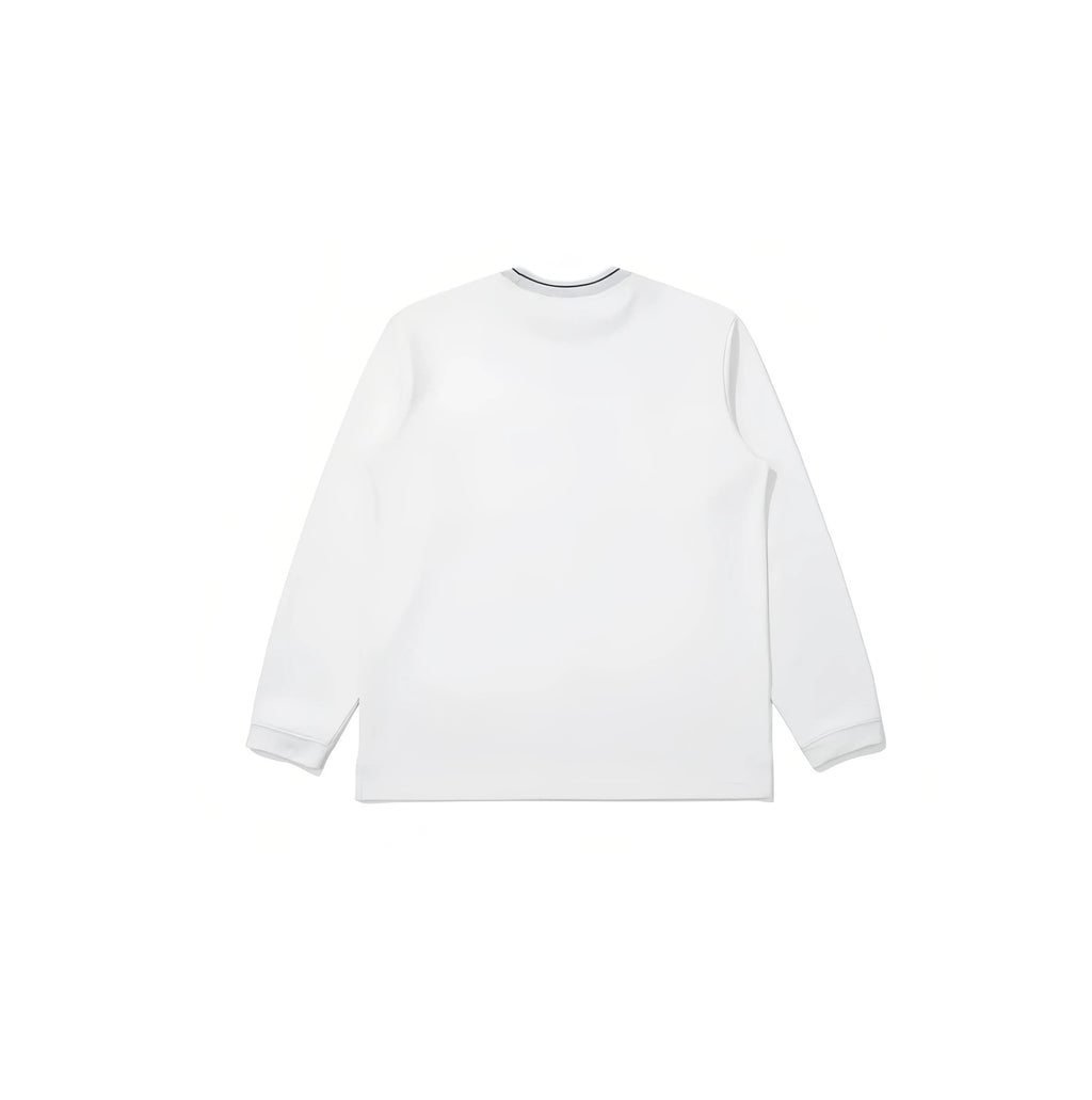Malbon men long sleeve polo side profile sport fit