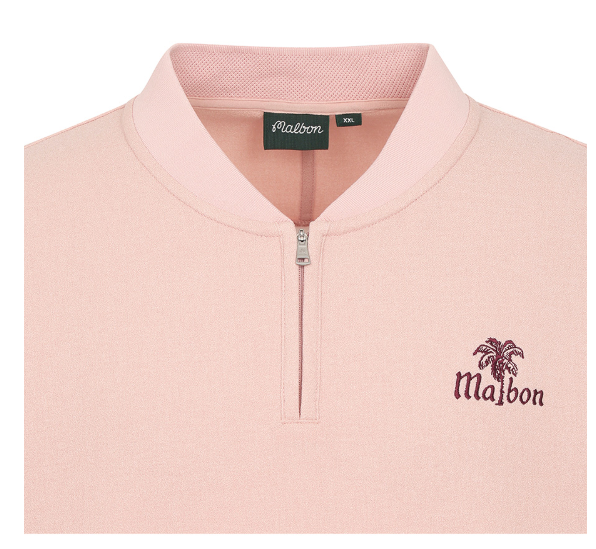 Malbon Golf Women’s Loose Fit Quarter-Zip Casual Shirt