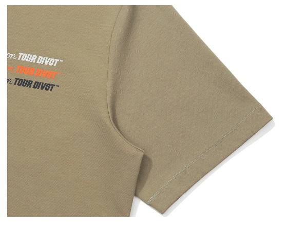 Malbon Golf Tour Divot Letter Print Graphic T-Shirt