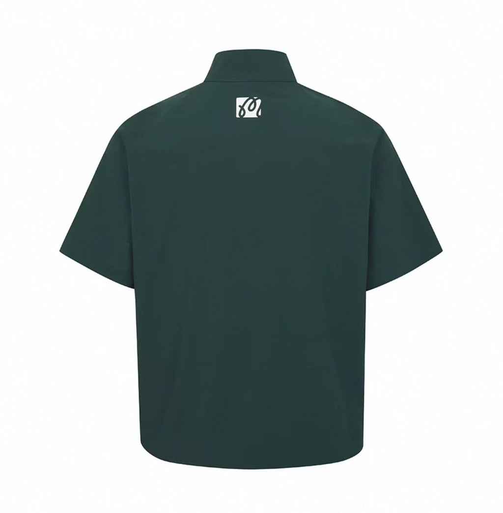 Malbon Golf Men’s Short Sleeve Half-Zip Windproof Jacket