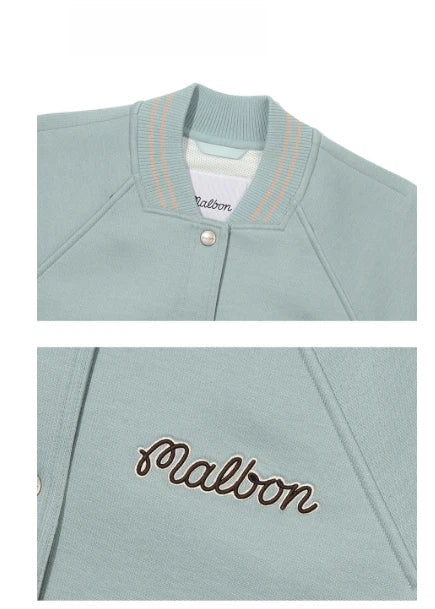 Malbon women stand collar jacket back view