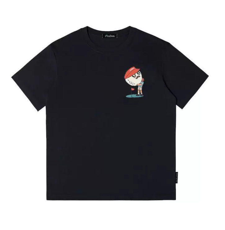 말본 도산 6451 티셔츠 블랙 앞면