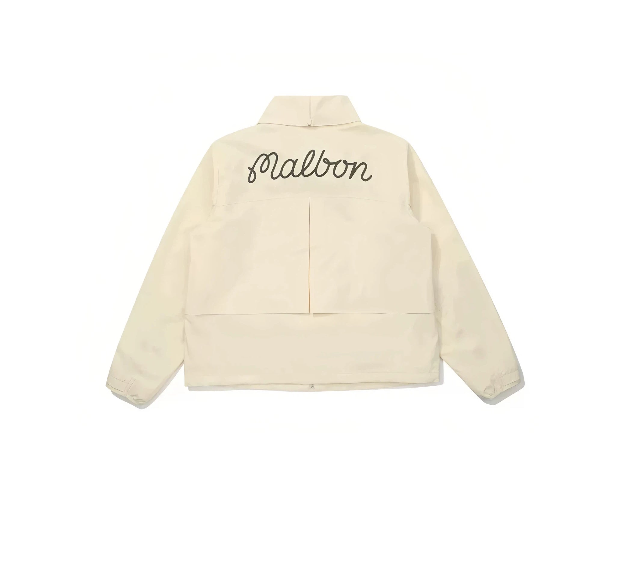 Malbon women hooded golf windbreaker side profile