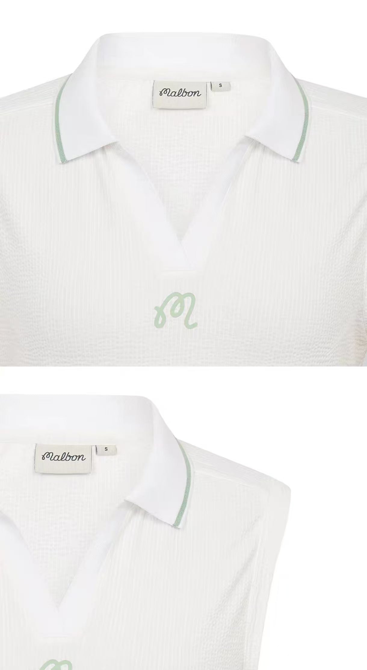 Malbon Golf Women’s Slim Fit Collared V-Neck Vest