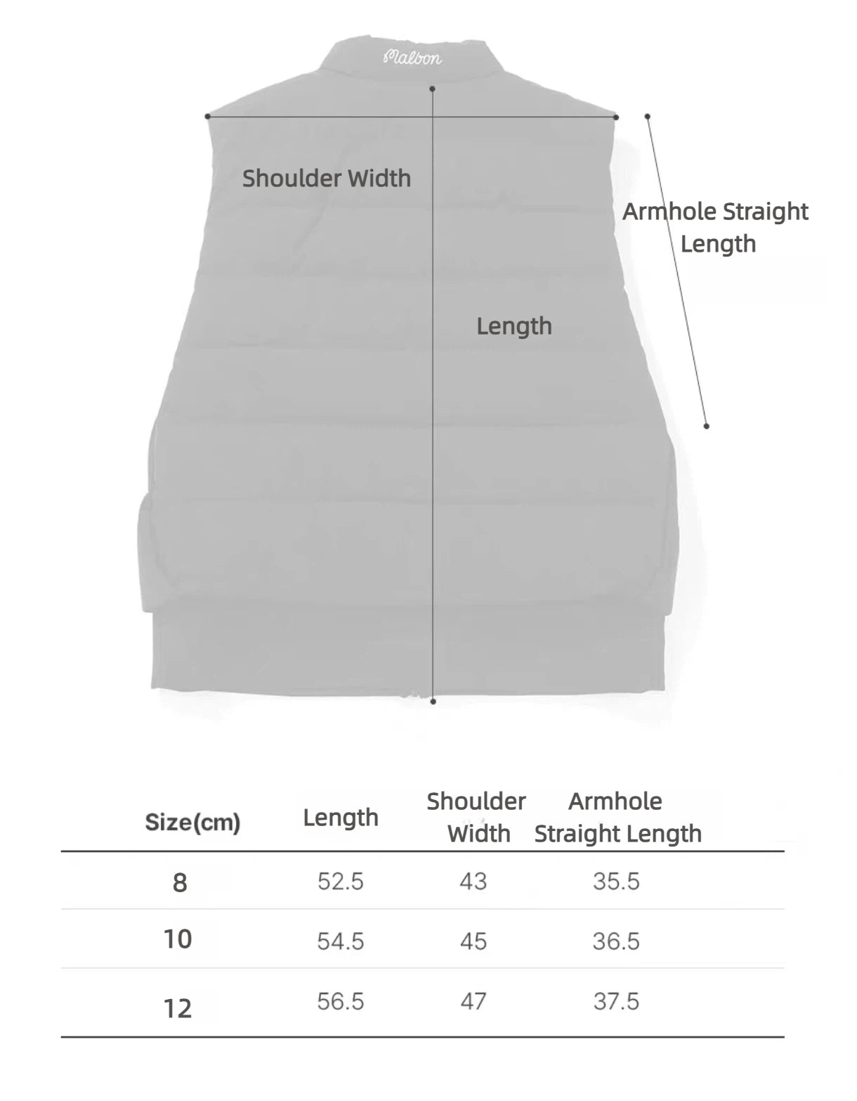 Malbon Golf Women’s Premium Duck Down Insulated Vest