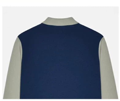 Malbon Burgee Sweater Seagrass Navy Seagrass Navy golf sweater front view