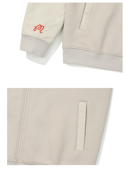 Malbon Golf Men’s Stand Collar Full-Zip Fleece Jacket