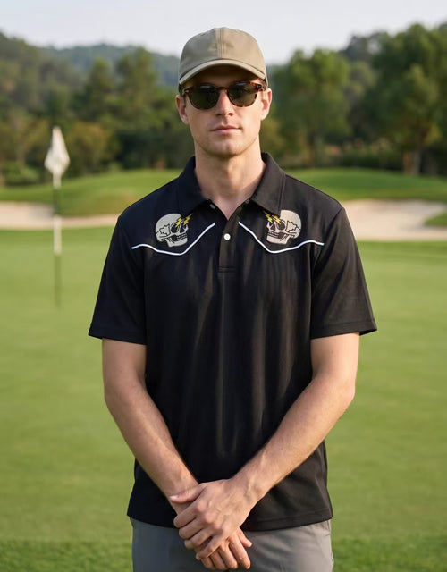 Devereux men’s Black front model view
