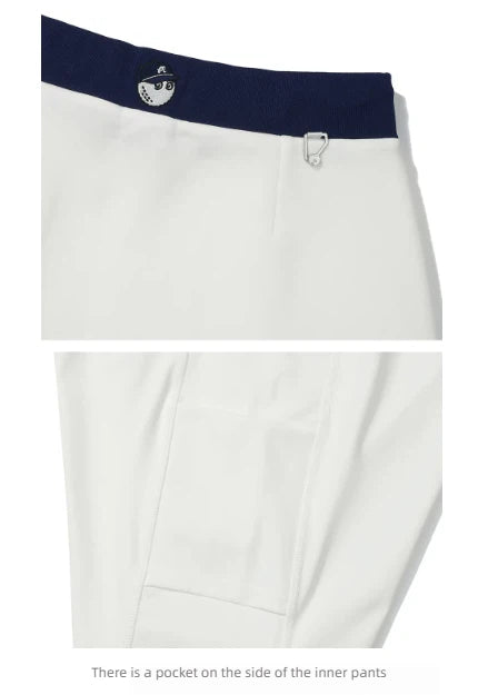 Malbon women golf skort back view