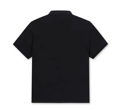 Golden Bear Black graphic golf polo rear view