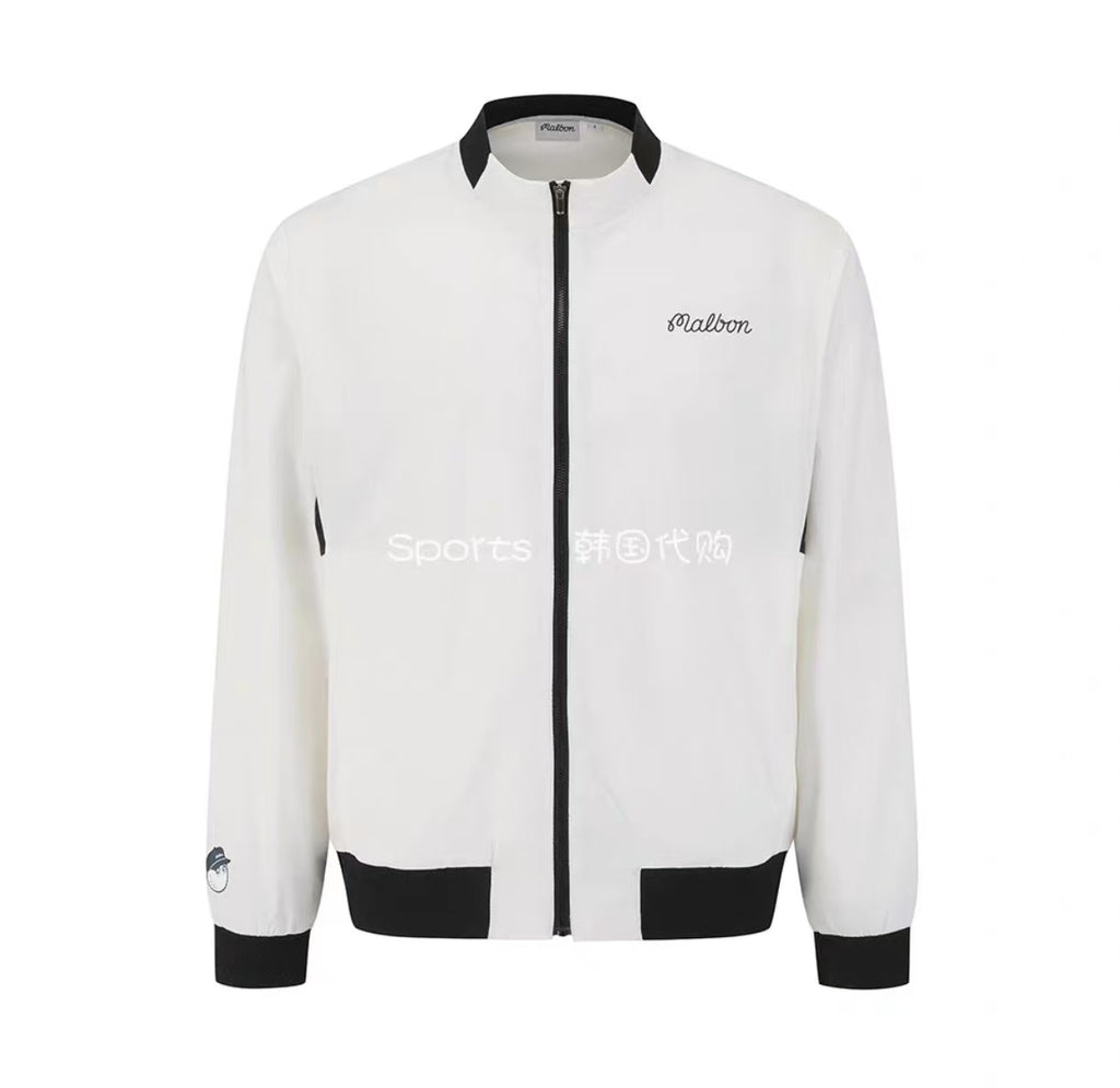 Malbon Golf Men’s Iconic Lightweight Signature Jacke