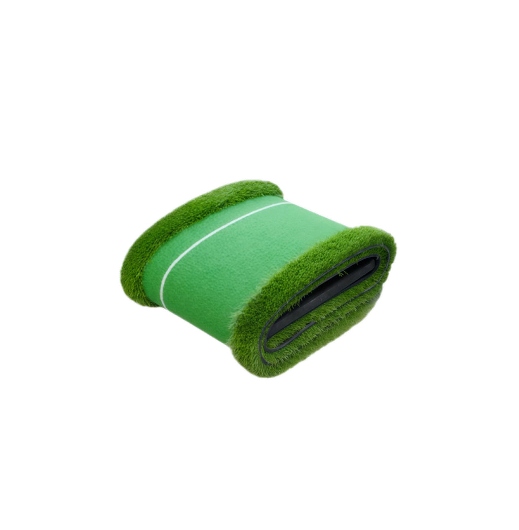 Mini green trainer folded compact storage for hallway and office use