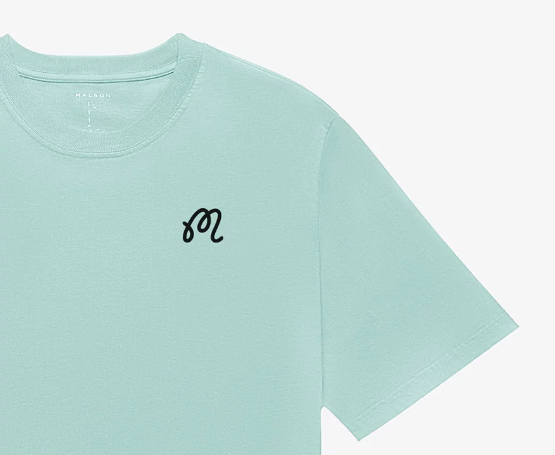 Malbon Golf Men’s Mint Green Bermuda Graphic T-Shirt