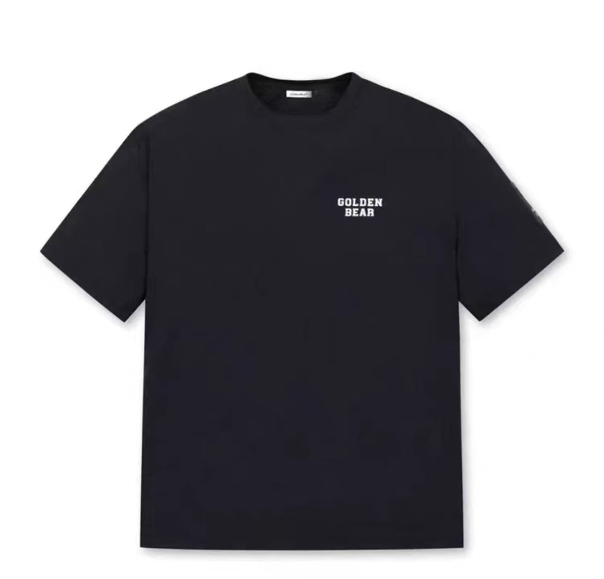 Golden Bear 유니섹스 프리미엄 그래픽 골프 티셔츠 블랙 상품 정면