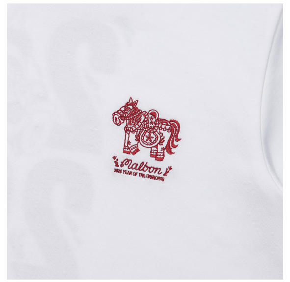 Malbon Golf Unisex Solid Logo Graphic T-Shirt