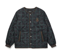 Malbon Golf Men’s Plaid Insulated Full-Zip Padded Jacket