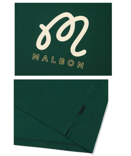 Malbon men's breathable summer golf polo in Green - image 4