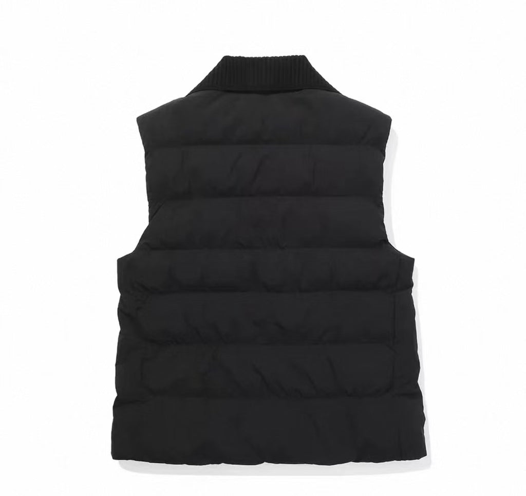Malbon Golf Women’s Knit Collar Insulated Down Vest