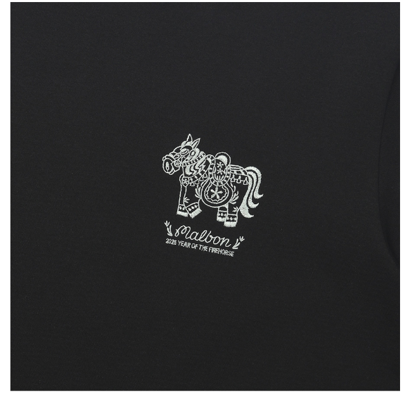 Malbon Golf Unisex Solid Logo Graphic T-Shirt