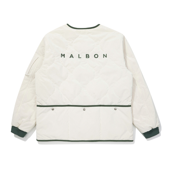 Malbon Golf Men’s Full-Zip Insulated Padded Jacket