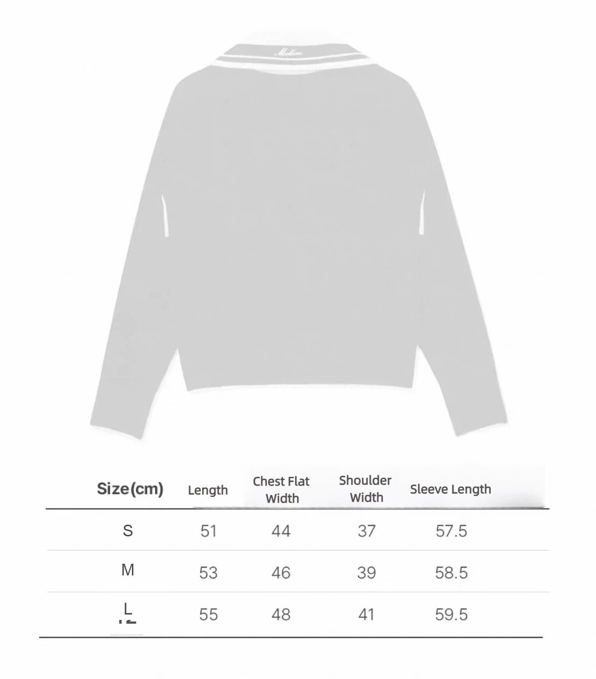 말본 Golf Women's Collared Knit Long Sleeve 베이지 사이즈 차트