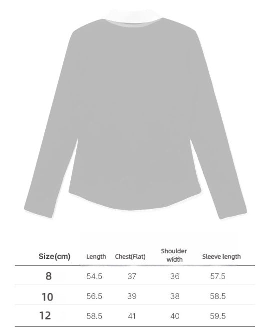 Malbon 여성용 Moisture-Wicking Long Sleeve Golf Polo 베이지 사이즈 차트