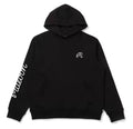 Malbon 남성용 Athletic Fleece Golf Hoodie 블랙 골프 후디 정면 이미지