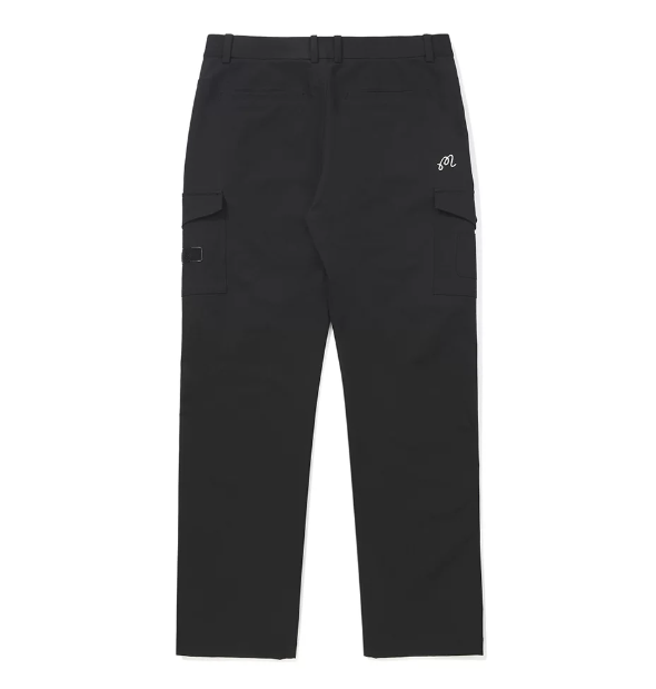 Malbon Studio Seoul Cargo Pant Black golf cargo pant front view