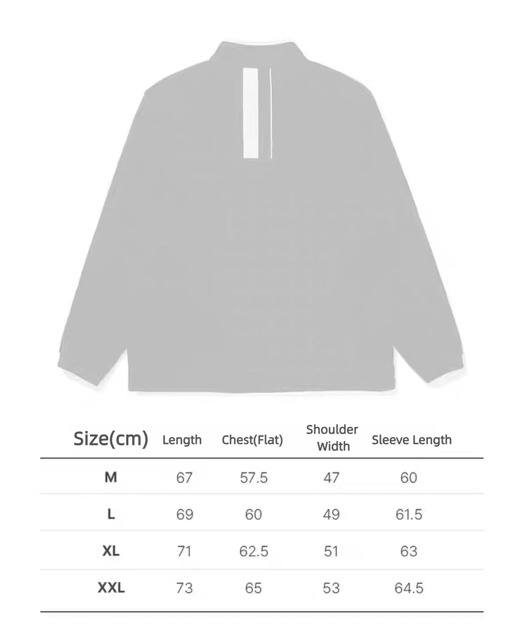 Malbon Grey Quarter Zip Pullover 블랙 사이즈 차트