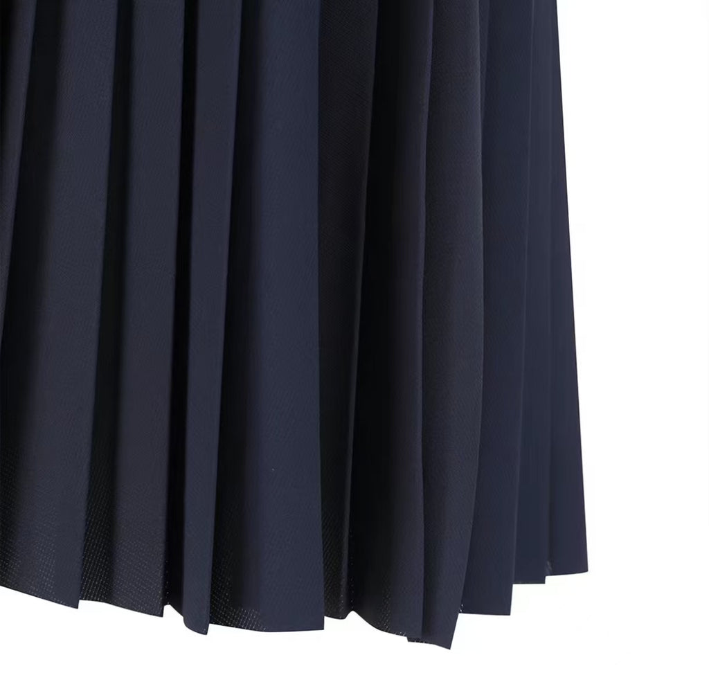 Malbon Studio Seoul Sleeveless Polo Golf Dress 블랙 polo 골프 드레스 디테일 이미지