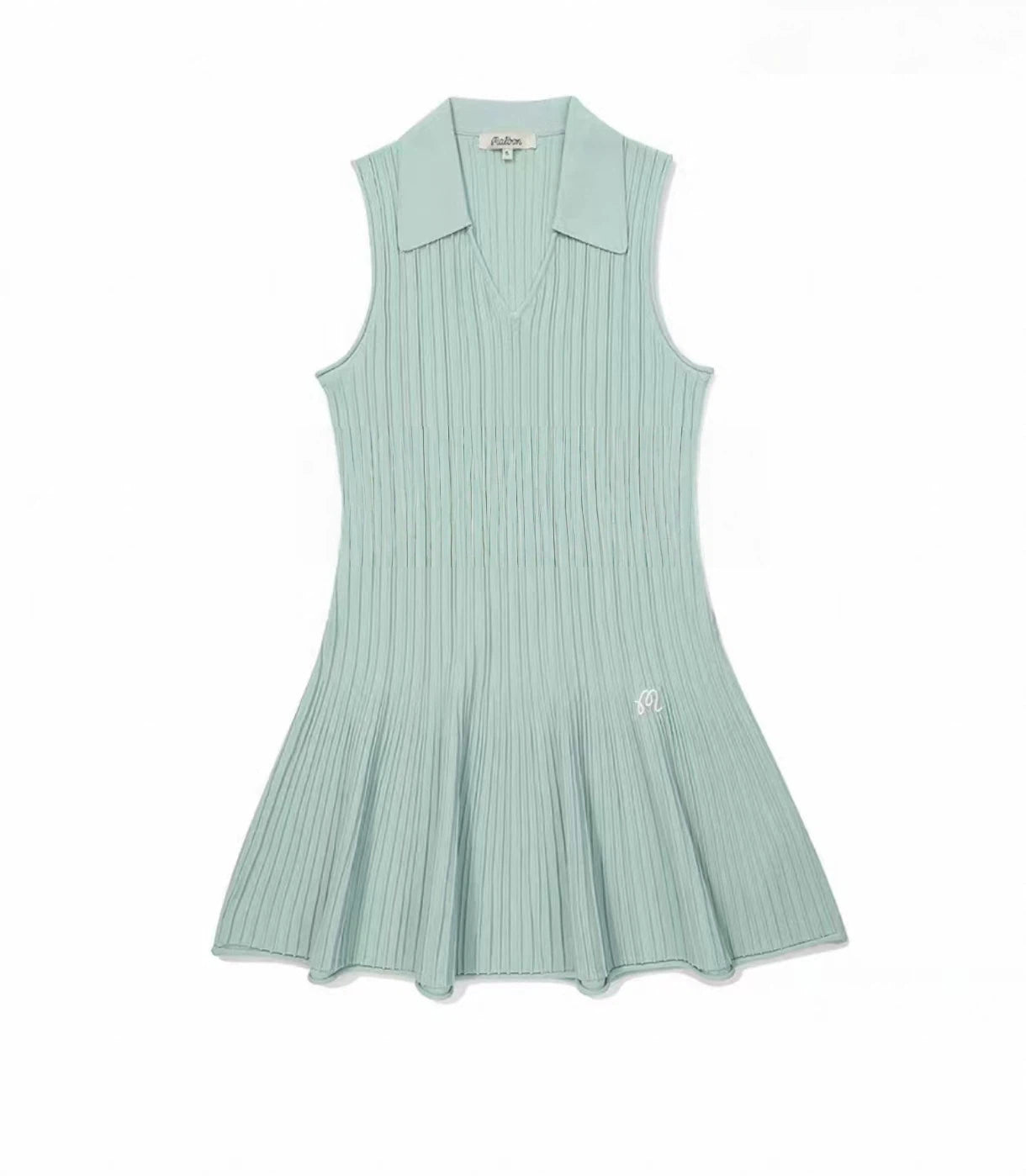 Malbon Selena Golf Dress 블루 골프 드레스 정면 이미지