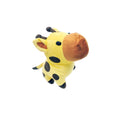 Side view of G.Winner giraffe golf headcover, showcasing its 3D plush construction, realistic animal features, and secure fit for driver clubs, adding a playful touch to your golf bag while protecting your club head.