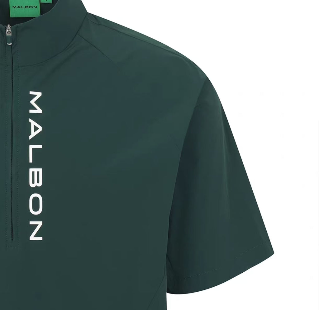 Malbon Studio Seoul Hybrid Anorak 그린 골프 의류 디테일