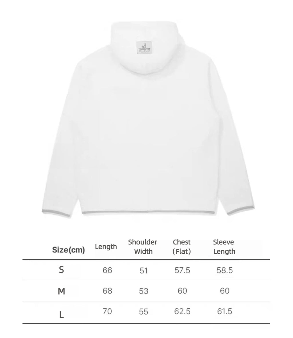 Malbon Studio Seoul Tour Divot Hoodie 카키 사이즈 차트