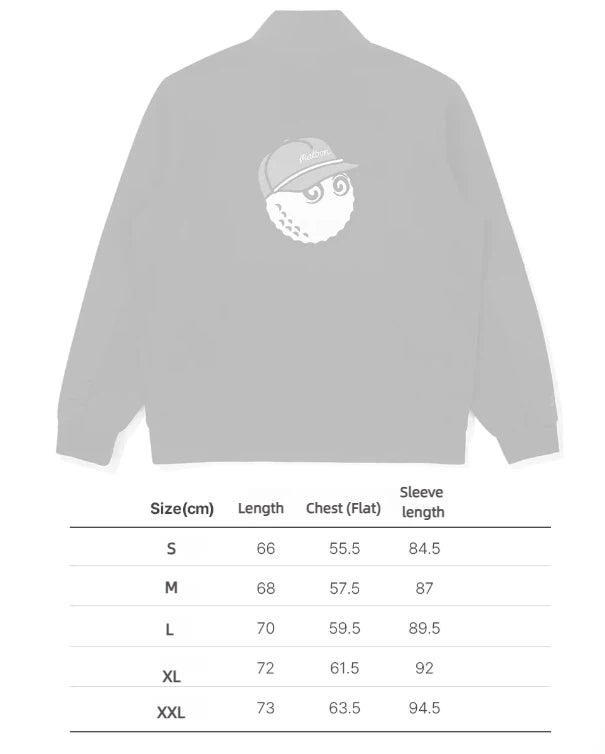 Malbon 남성용 Lightweight Casual Golf Jacket 카키 사이즈 차트