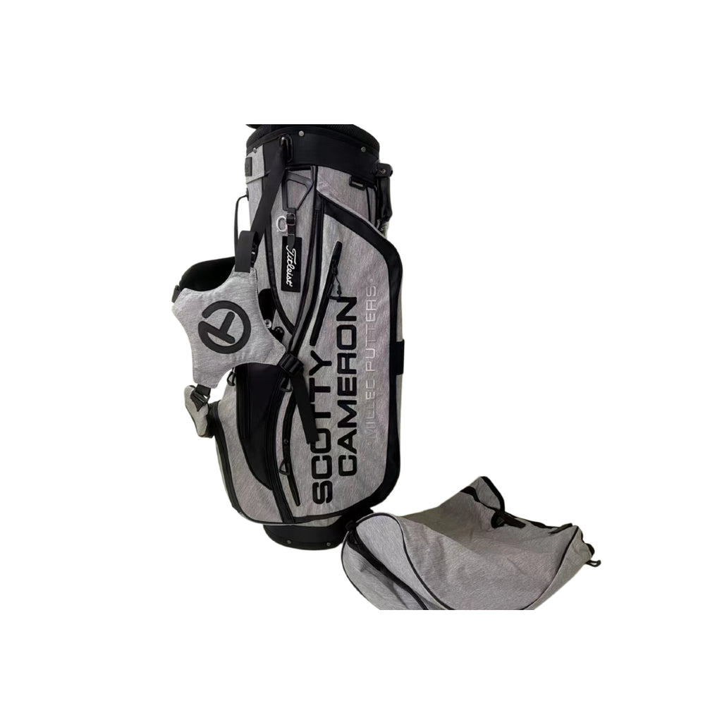 Scotty Cameron golf bag with a golf club on a white background