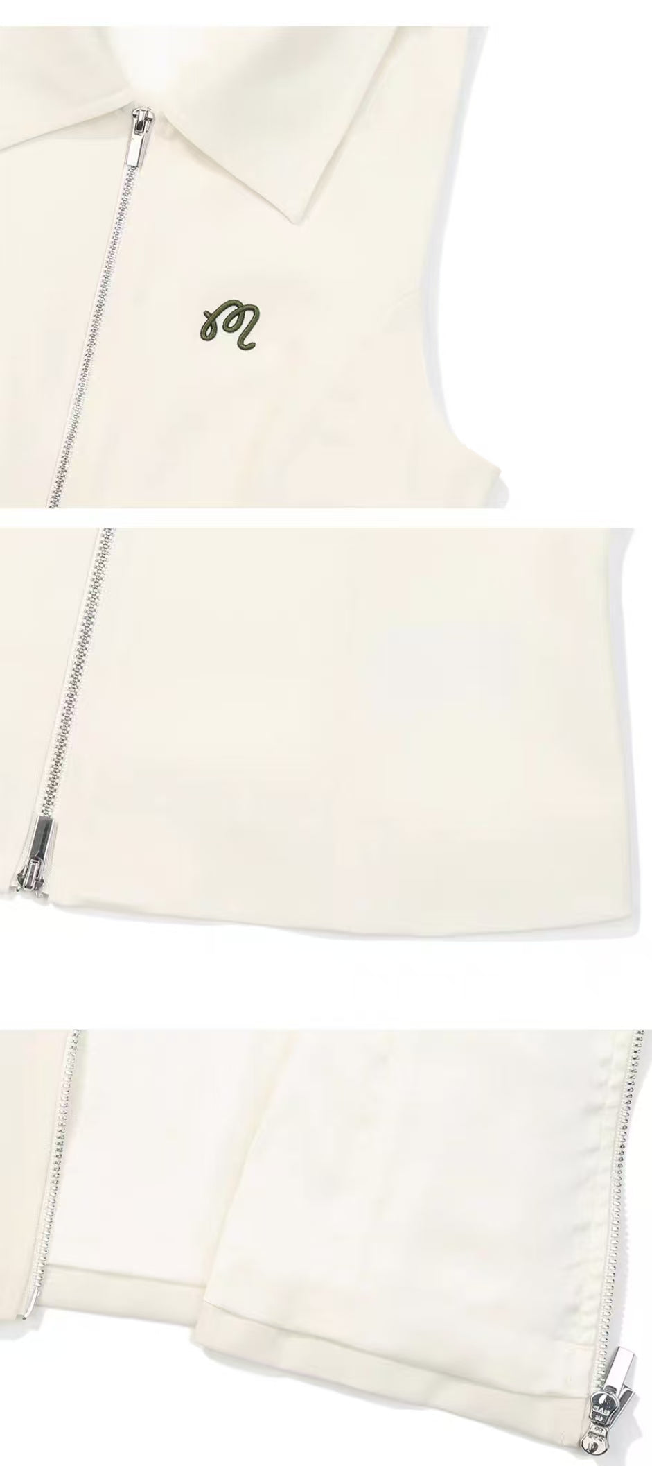 Malbon 여성용 Embroidered Tennis Skort Set 골프 스커트 세트 모델 착용 이미지