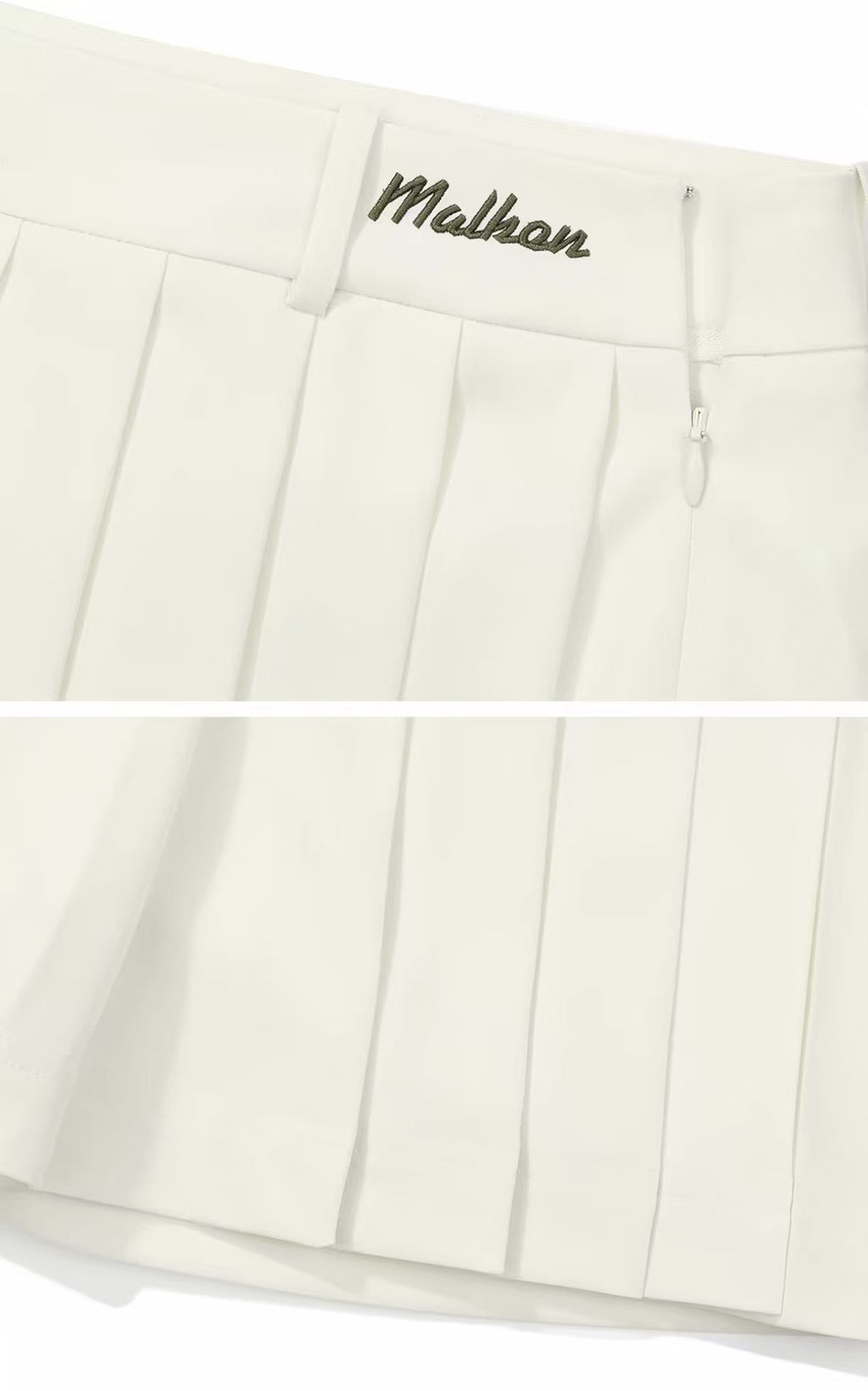 Malbon 여성용 Embroidered Tennis Skort Set 골프 스커트 세트 모델 착용 이미지