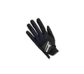 Srixon rain golf glove showing black and navy design, built for durability and superior traction in rainy or humid environments (left hand).