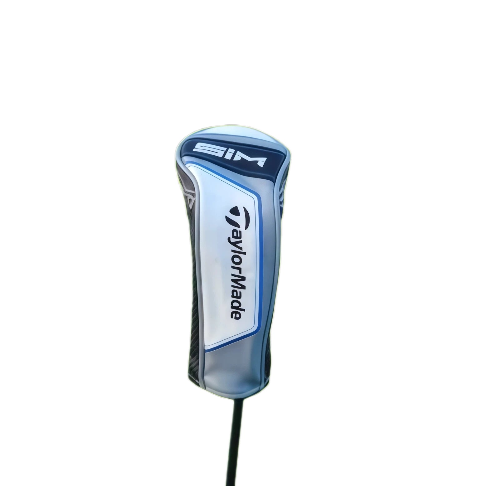 Detailed view of a TaylorMade SIM Driver Headcover, emphasizing the durable material and fit for golf clubs.