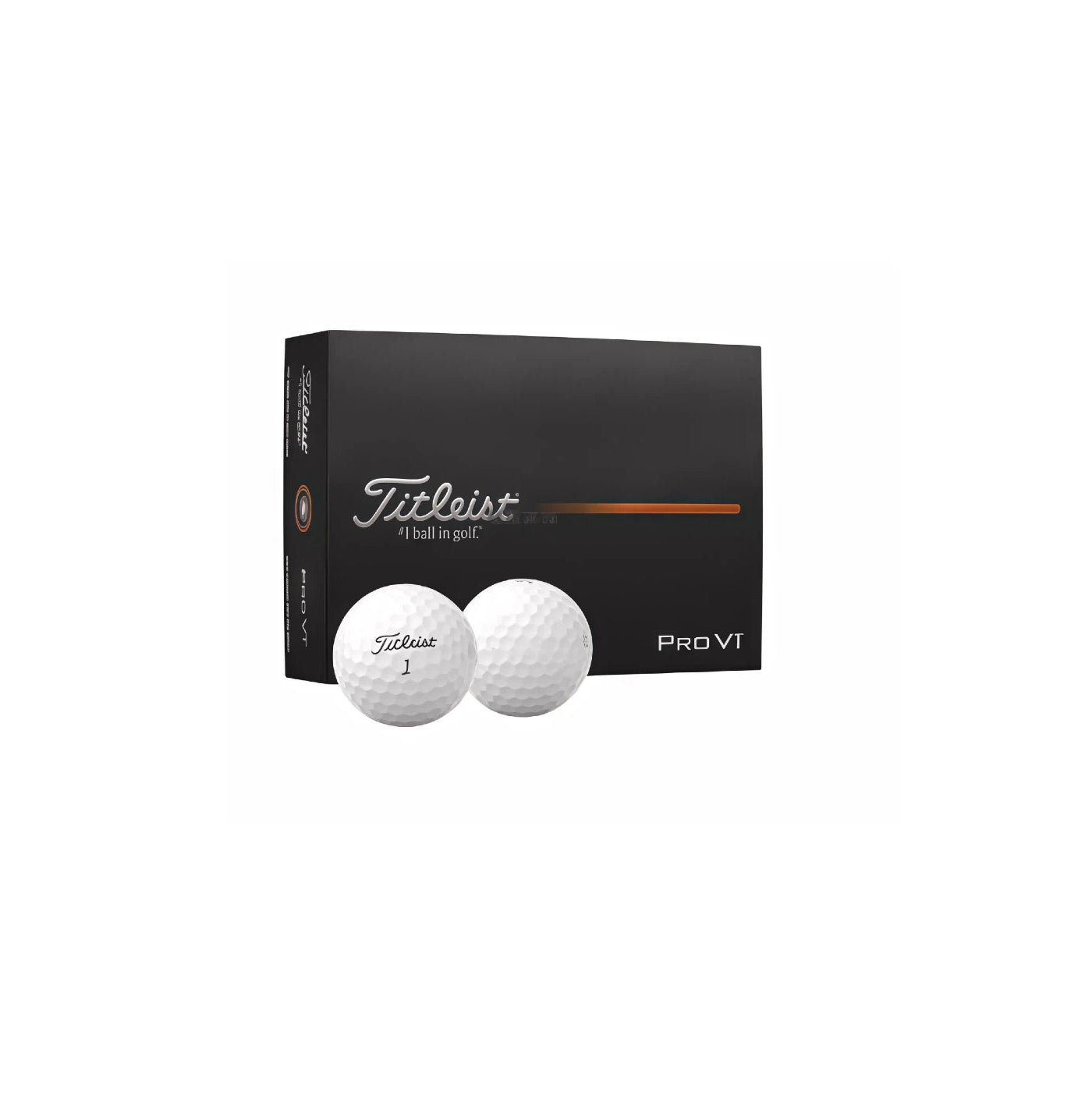  Titleist Pro V1 Loyalty Rewarded golf balls in a sleek black box, featuring two white golf balls with "Titleist 1" branding, designed for enhanced performance and consistency on the course.